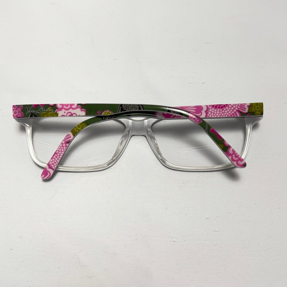 Vera Bradley Black Women's Rectangular Reading Glasses with Floral Case - Picture 11 of 11
